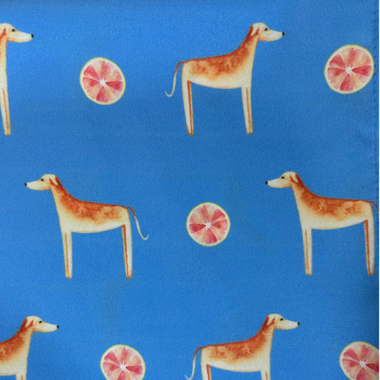 Africanis Marina Blue Silk Scarf