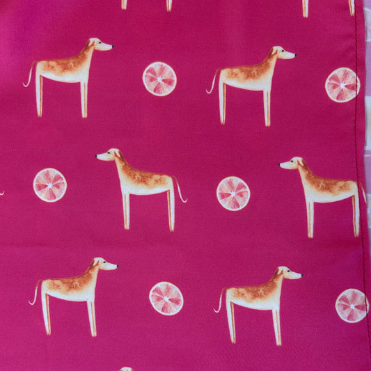 Africanis Teaberry Pink Silk Scarf