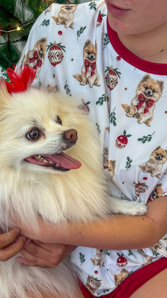 Pomeranian Christmas Pajamas