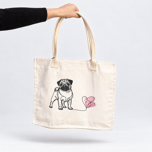 Pug Tote Bag