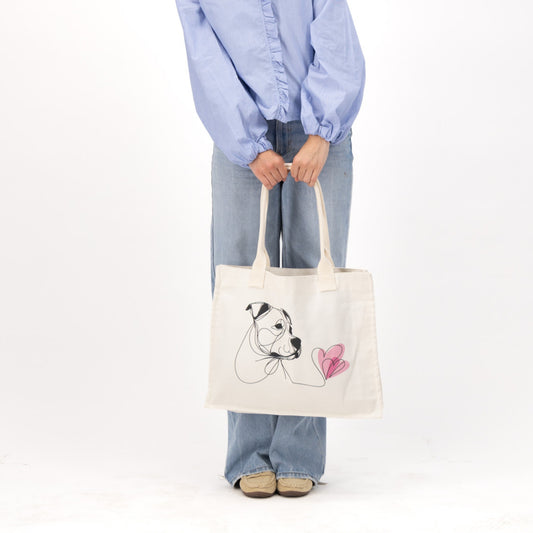 Staffie / Pittie Tote Bag