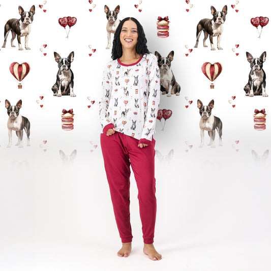 Boston Terrier - Winter Pjs
