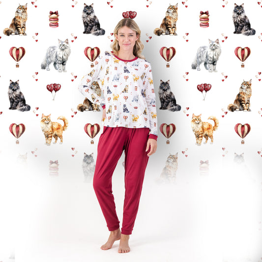 Maine Coon Cat - Winter Pjs