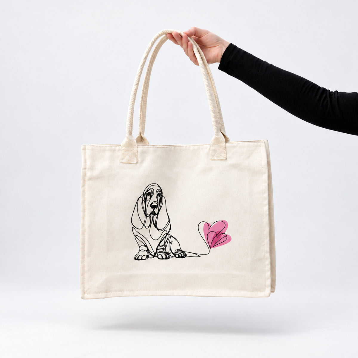 Basset Tote Bag