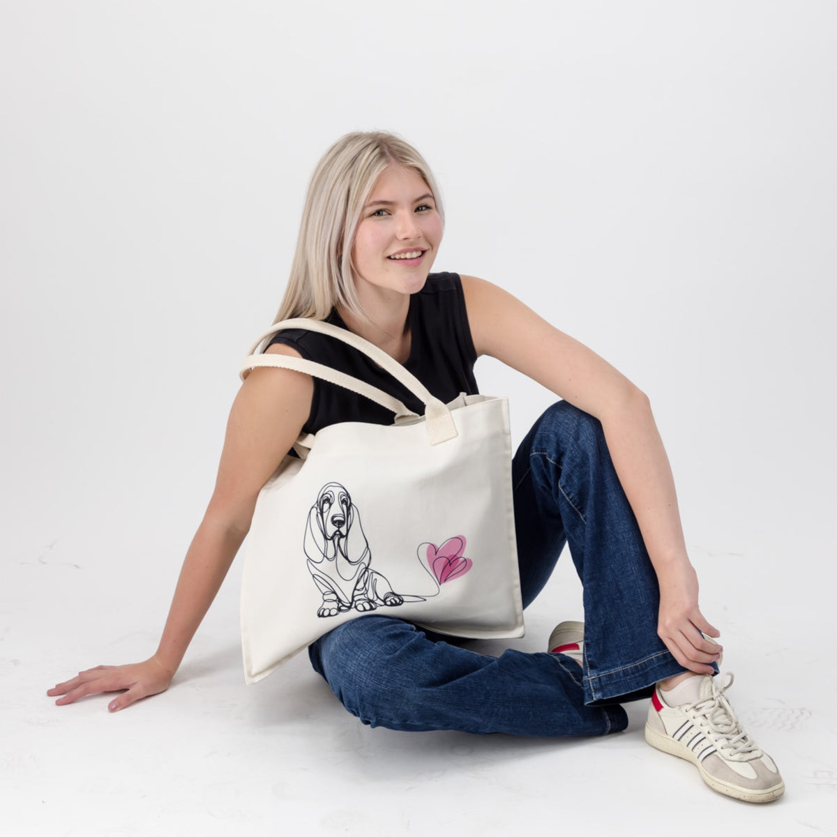 Basset Tote Bag