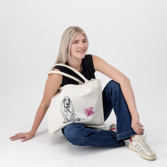 Basset Tote Bag