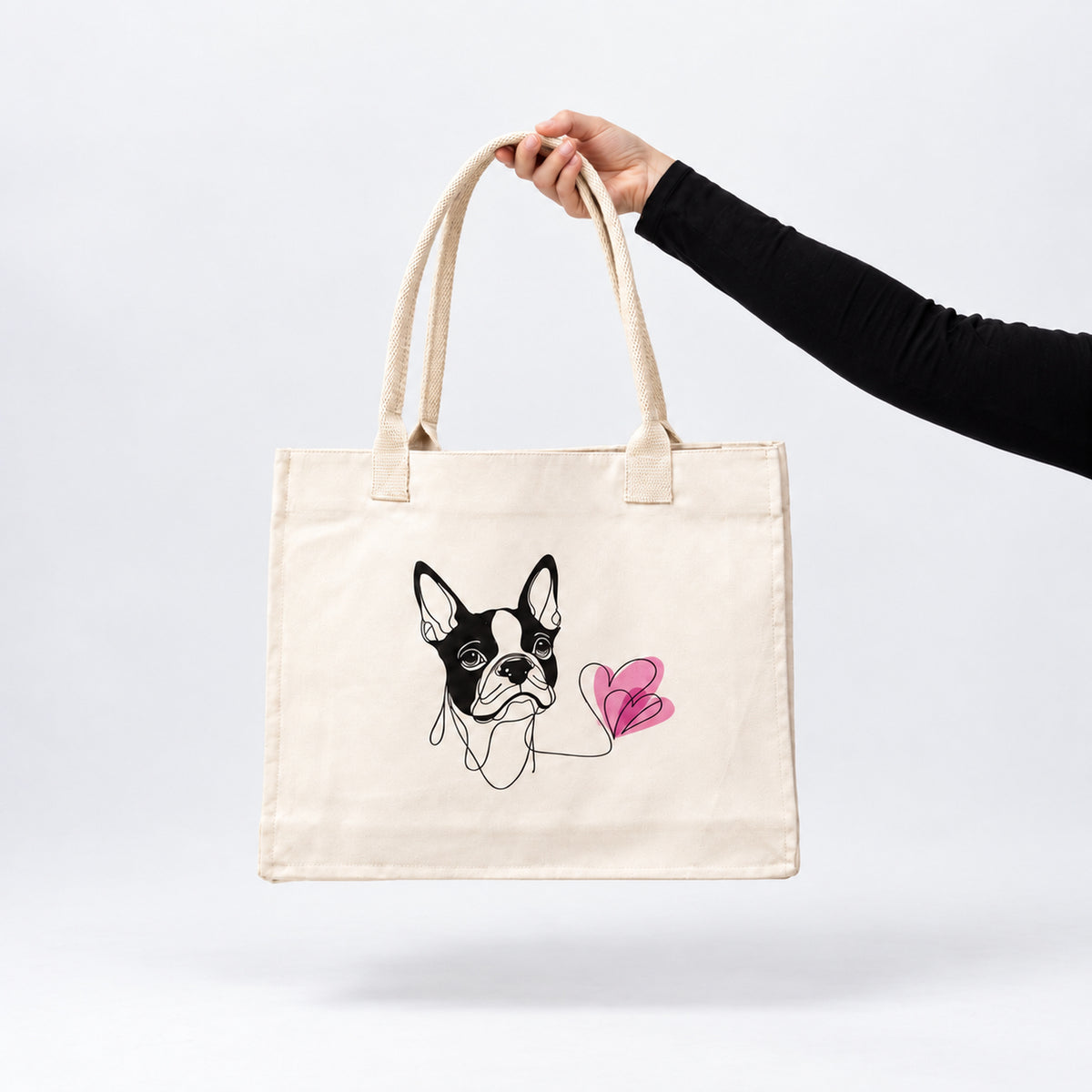 Boston Terrier Tote Bag