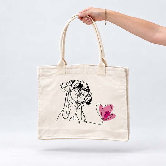 Boxer Tote Bag