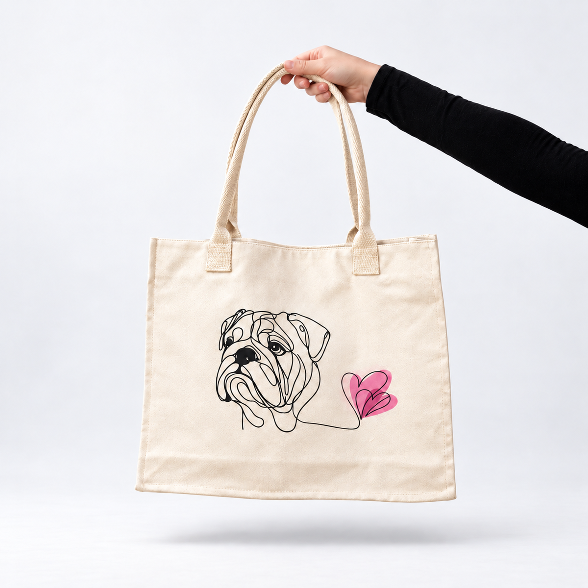 Bulldog Tote Bag