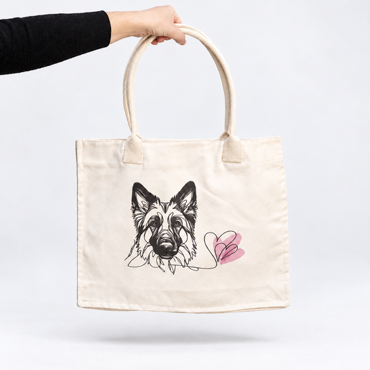 German Shepherd Tote Bag