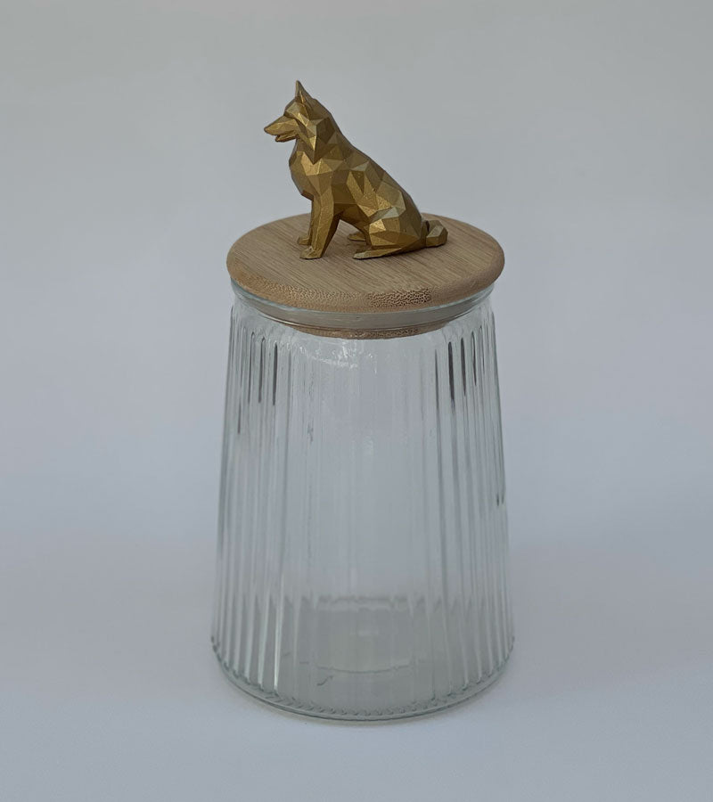 German Shepherd - Treat Jar