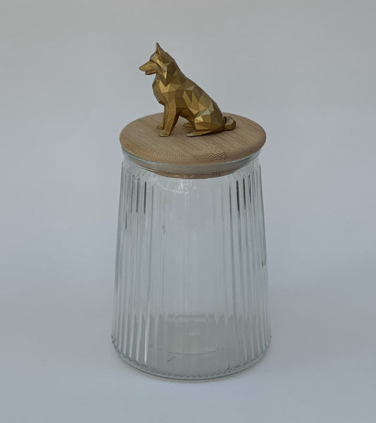 German Shepherd - Treat Jar