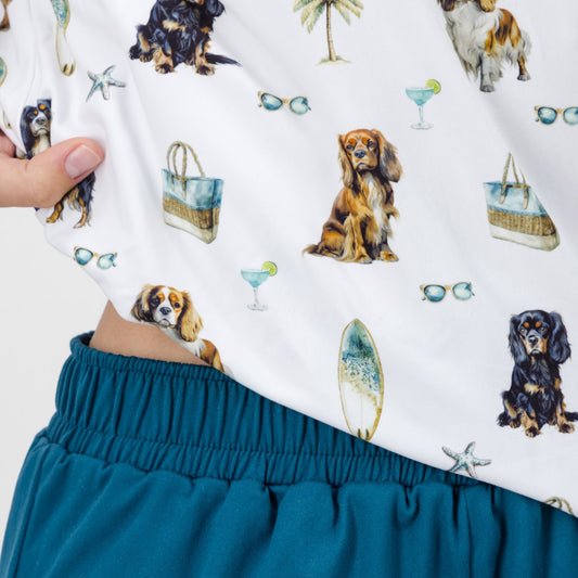 King Charles Cavalier - Summer Pjs