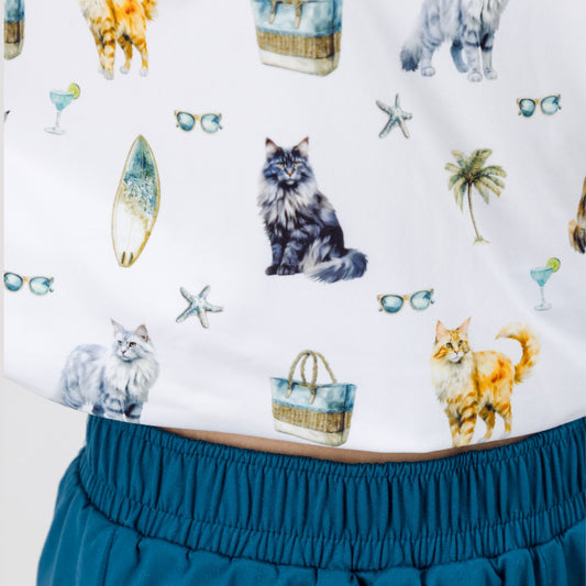Maine Coon Cat - Summer Pjs