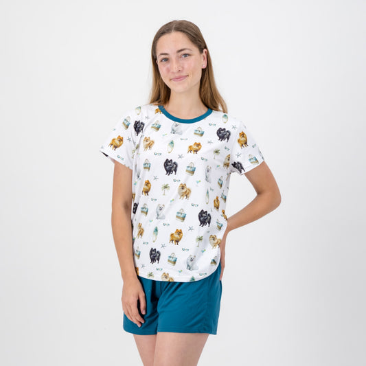 Pomeranian - Summer Pjs