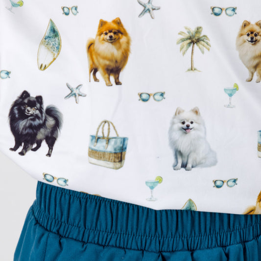 Pomeranian - Summer Pjs