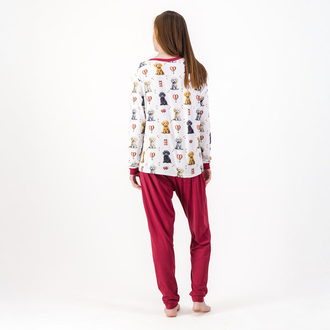 Poodle - Winter Pjs