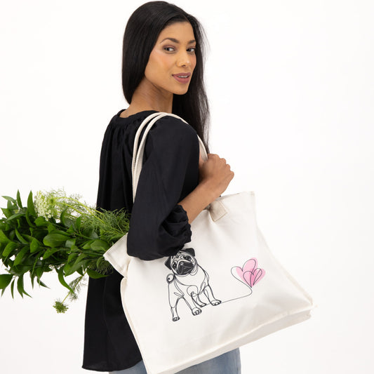 Pug Tote Bag