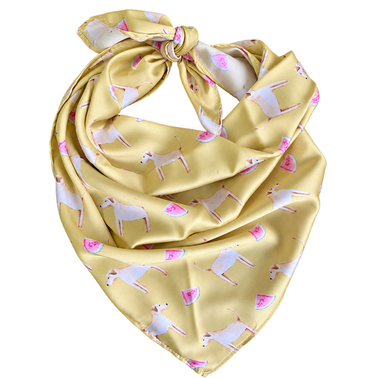 Lab / Golden Acacia Gold Silk Scarf