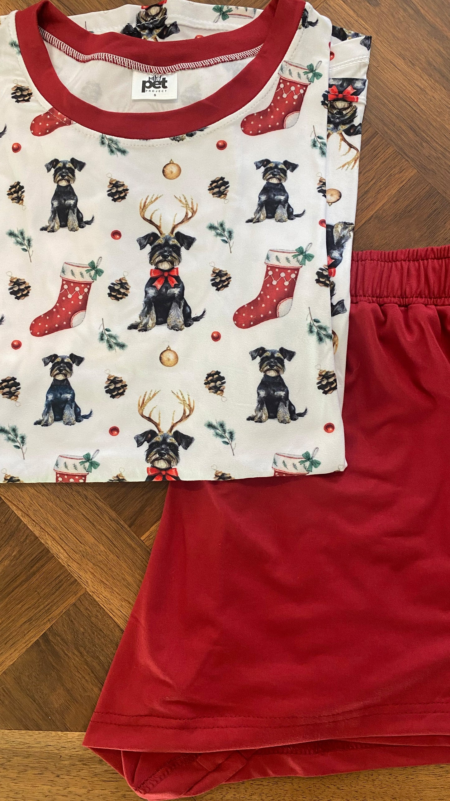 Schnauzer Christmas Pajamas