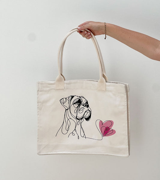 Boxer Tote Bag