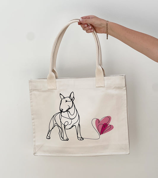 Bull Terrier Tote Bag