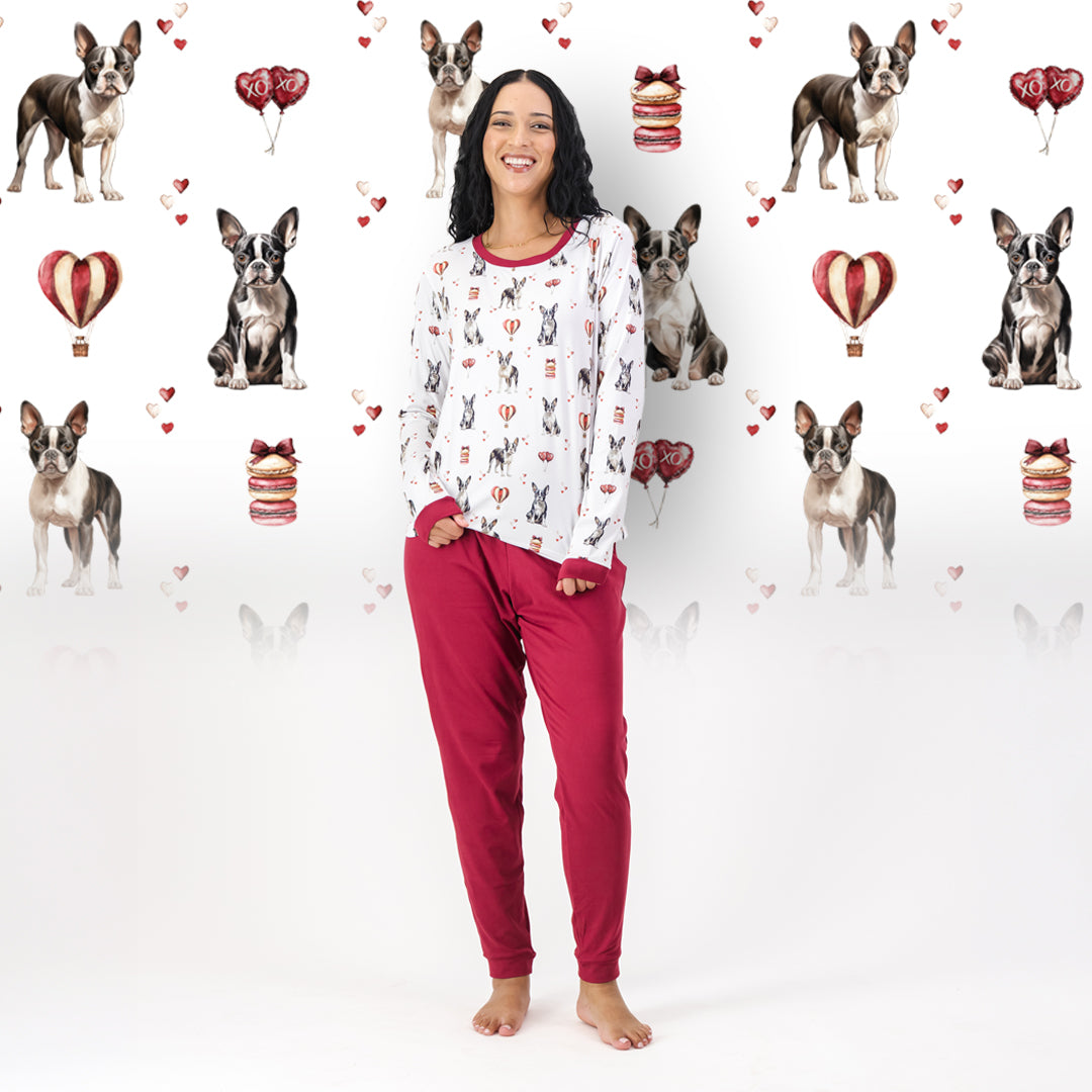 Boston Terrier - Winter Pjs