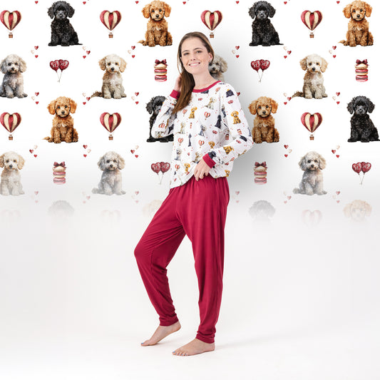 Winter Pyjamas - Poodle