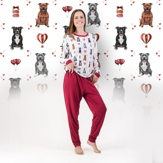 Winter Pyjamas - Staffie