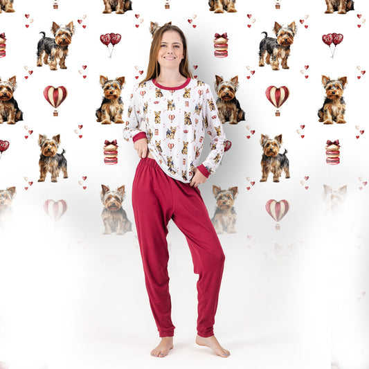 Winter Pyjamas - Yorkie