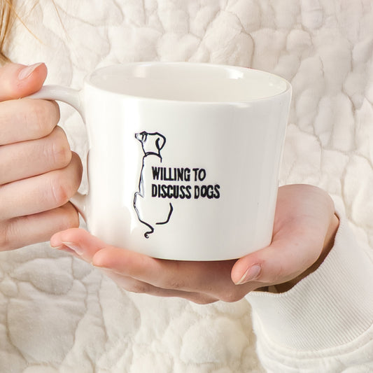 Willing to Discuss Dogs - Mug