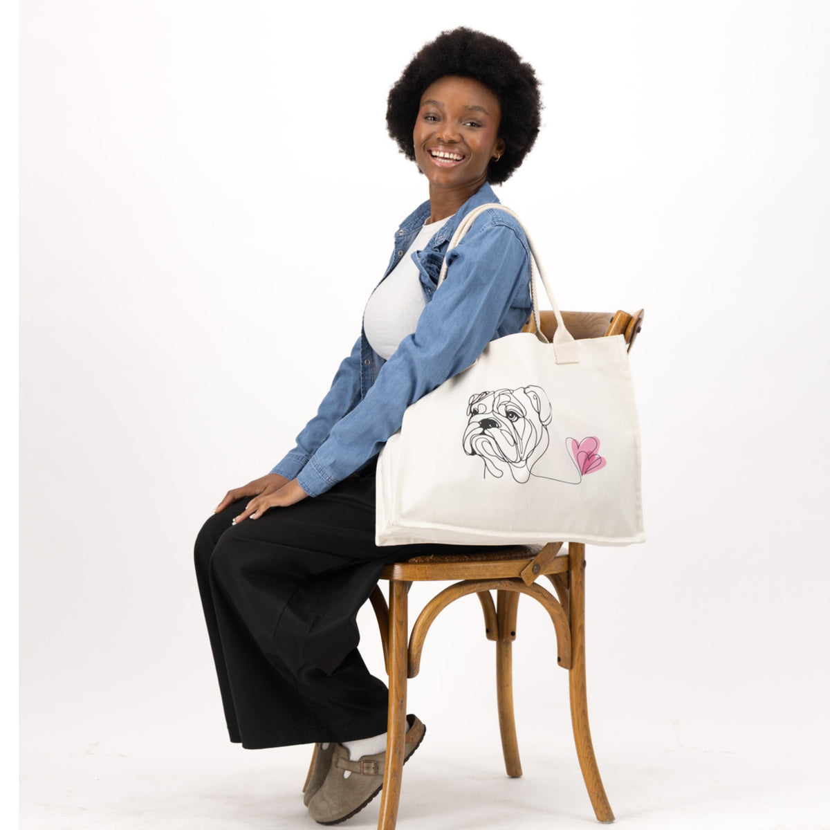Bulldog Tote Bag