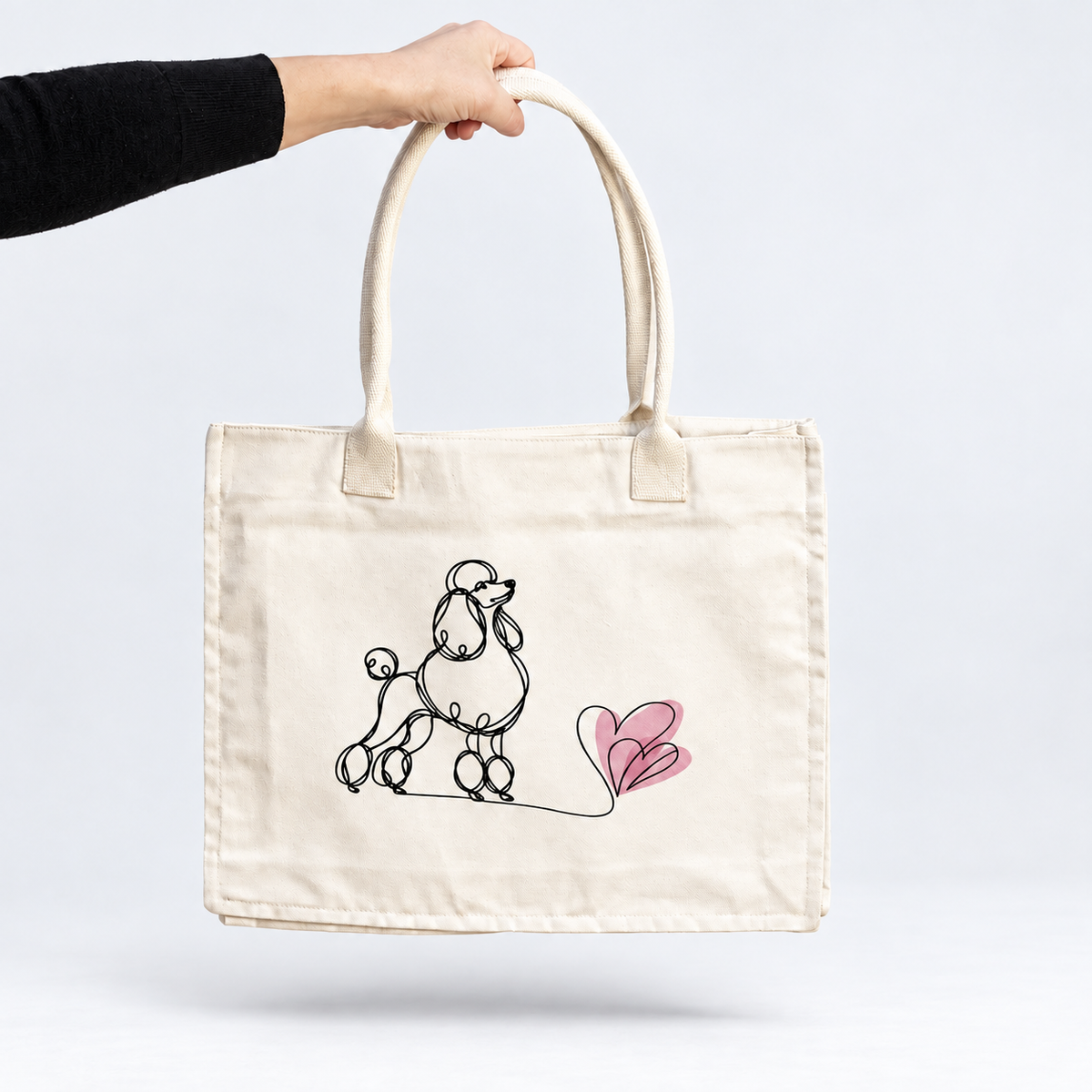 Poodle Tote Bag